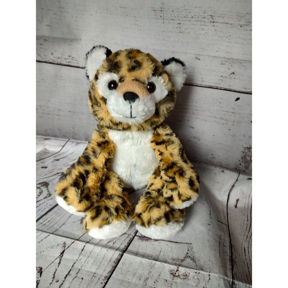 Aroma Home Cuddly Plush Cheetah NO Heat Pack 11" Seated Stuffed Animal Realistic - Picture 1 of 7